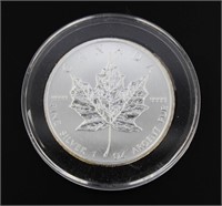 2011 BU Canadian Maple Leaf Silver Argent Pur