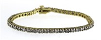14kt Gold Brilliant 5.28 ct Diamond Bracelet