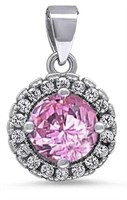 Gorgeous 2.00 ct Pink Sapphire Solitaire Pendant