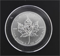 2011 Canadian Maple Leaf Silver Argent Pur