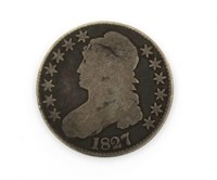 Early 1827 Capped Bust Silver Half Dollar