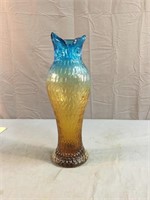 Marano three tone 14in Owl vase