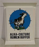 Alka-Culture Rumen Buffer Plastic Clock