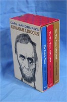 Carl Sanburg's Abraham Lincoln Set of 3