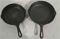 2 Wagner Cast Iron Pans