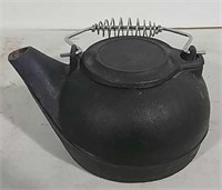 Unmarked Cast Iron Kettle