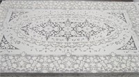 Large Cream Quaker Lace Tablecloth 74" x 108"