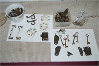 Skeleton Keys and Vintage Hardware