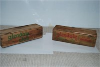 Two Glendale Club Cheese Boxes
