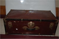 Old Metal Trunk with Good Corners