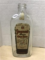 Vintage Seagram’s Whisky Bottle