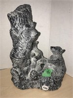 Wolf Original Sculpture - Bear Cubs