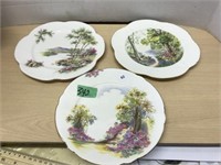 3 Shelley Lunch Plates