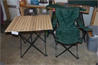 2 Pc. Lot - Fold up Camping Chair in Bag (chair