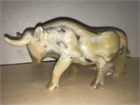 Carved Stone Bull - Small Chip