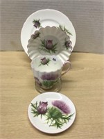 Shelley 4pc “thistle” Pattern