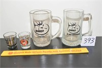 2 Beer Mugs - Rocky Mountain Elk Foundation 2