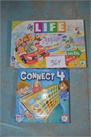 Group Lot of 2 Games - Life & Connect 4