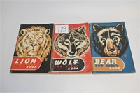 Lot of 3 Vintage Cub Scout Books 1 Lion Cub Book