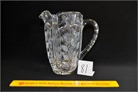 Cut & Etched Crystal Pitcher