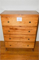 Wooden Dresser - 38" T X 31" L X 16" D 4 Drawers