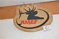 Rocky Mountain Elk Foundation Sign/Wall Hanging -