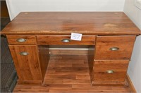 Wooden Desk - 30" T X 53" L X 23" D Some cosmetic