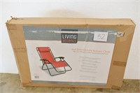 Red Zero Gravity Relaxer Chair - new in Box