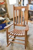 Large Wooden Rocker 45.5" Tall