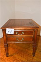 Pair of Matching End Tables Both have 1 drawer