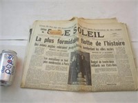 WW2:Journal Le Soleil du mardi 16 septembre 1941