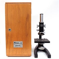 Monolux Microscope w/ Lamp