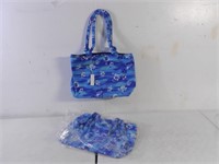 2 count brand new large beach canvass totes