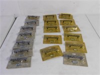 18 count brand new brass drawer / cabinet pulls