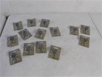 14 count brand new brass drawer / cabinet pulls