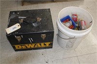 Dewalt Box 'n Contents; Buckets- Nails, Anchors