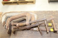 Group of 5 C Clamps