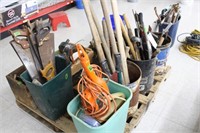 Pallet of Hand Tools; Hand Saws;  Power Saws