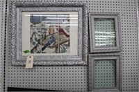 Needlepoint Bird Picture & 2 Frames