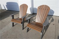 NEW-AMISH MADE POLYWOOD ADIRONDACK CHAIRS