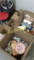 Lot of Glasses, Plates. And Kitchenware