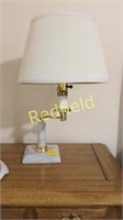 Pair of Lamps with Marble Base