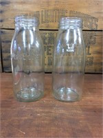 2 X genuine quart oil bottles