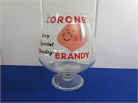 *Glass Coronet Brandy Dish