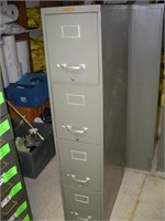 4 Drawer File Cabinet 11 x28 x58 Inch