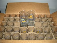Pitt Panther Beverage Glasses 6 Inch New in Box