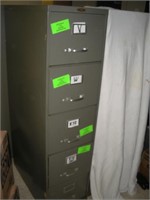 5 Drawer File Cabinet 15 x28 x58 Inch