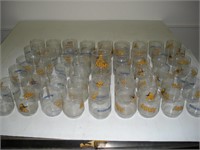 3 Inch College Beverage Glass Mixed Lot 55 Pcs 1