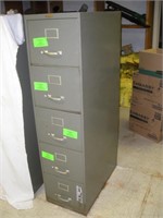 5 Drawer File Cabinet 15 x28 x58 Inch