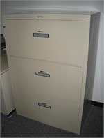 Fire Proof Lateral File Cabinet w/ Key 24 x 39 x